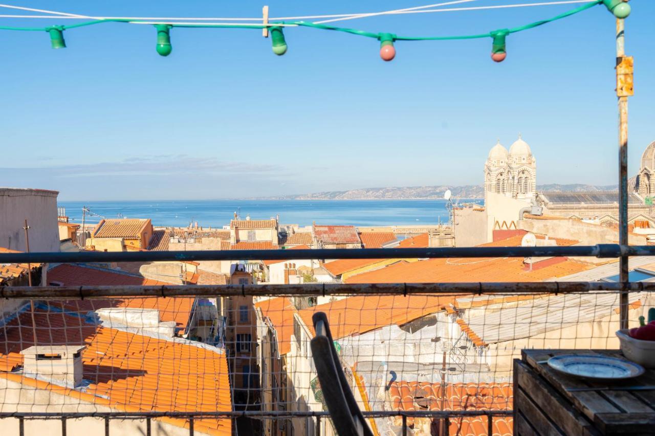 Appartement Terrasse Vue Mer&quartier Historique Vieux Port Marseille